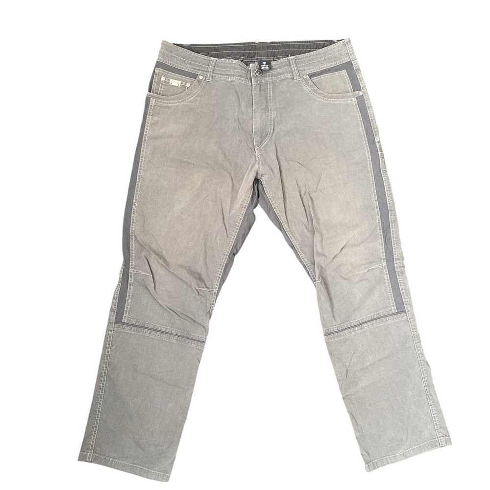 Kuhl Radikl Hiking Pants Gray Mens Size‎ 38x30 Outdoors Stretch Pockets Chinos